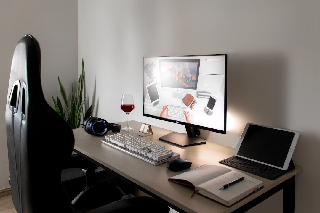 Editorial desk with design sketches, printed layouts and a cup of coffee